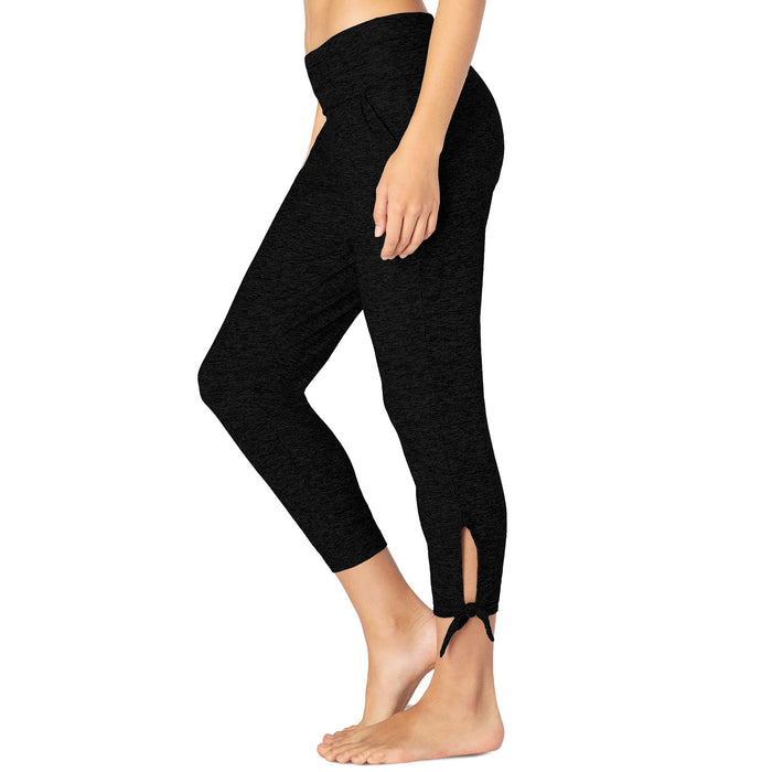 Beyond Yoga Keep It Lightweight And Easy Foldover Midi Sweatpants - Women's Darkest Night