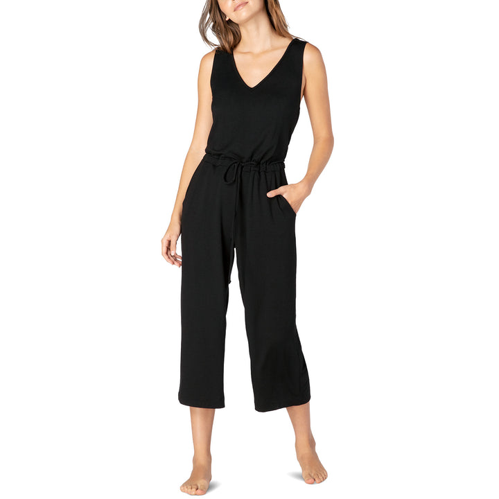 Beyond Yoga Farrah Cropped Jumpsuit - Women's Black