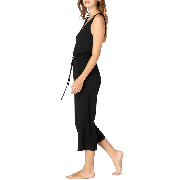 Beyond Yoga Farrah Cropped Jumpsuit - Women's Black