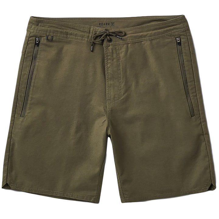 Roark Layover Travel 19" Hybrid Shorts Military