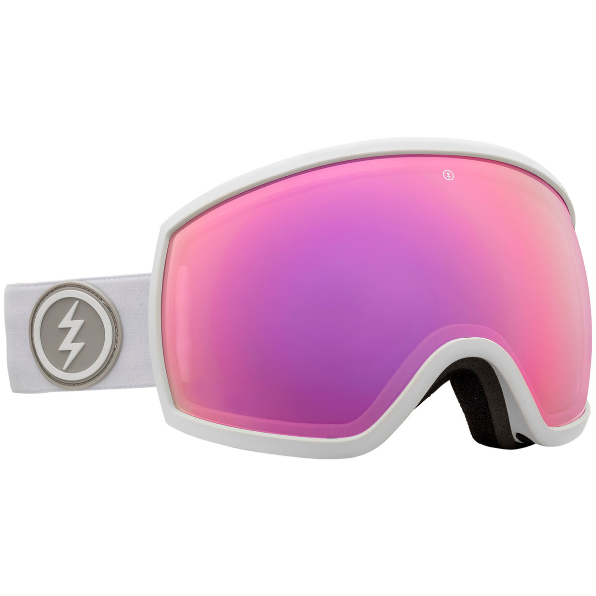 Electric EGG Goggles Matte White/Brose-Pink Chrome + Jet Black