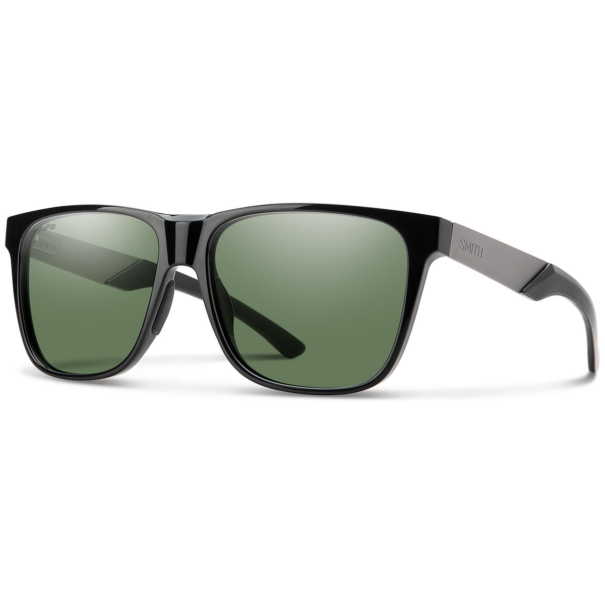 Smith Lowdown XL Steel Sunglasses Black/ChromaPop Polarized Gray Green