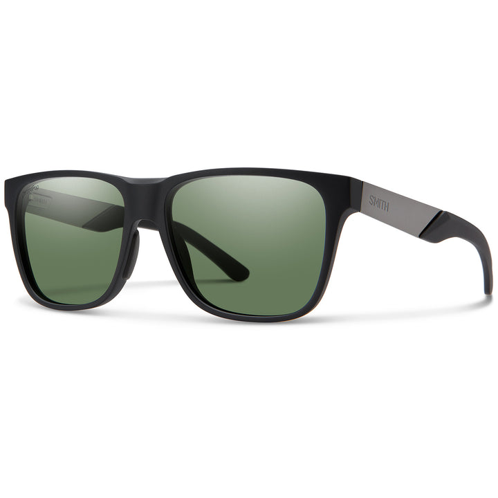Smith Lowdown Steel Sunglasses Matte Black Ruthenium/ChromaPop Polarized Gray Gre