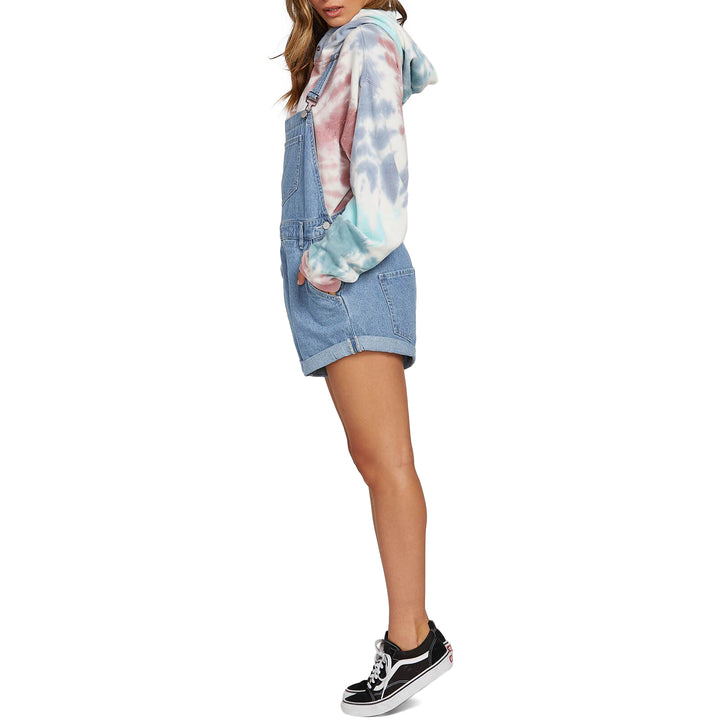 Volcom Not Over It Overalls - Women's Stripe