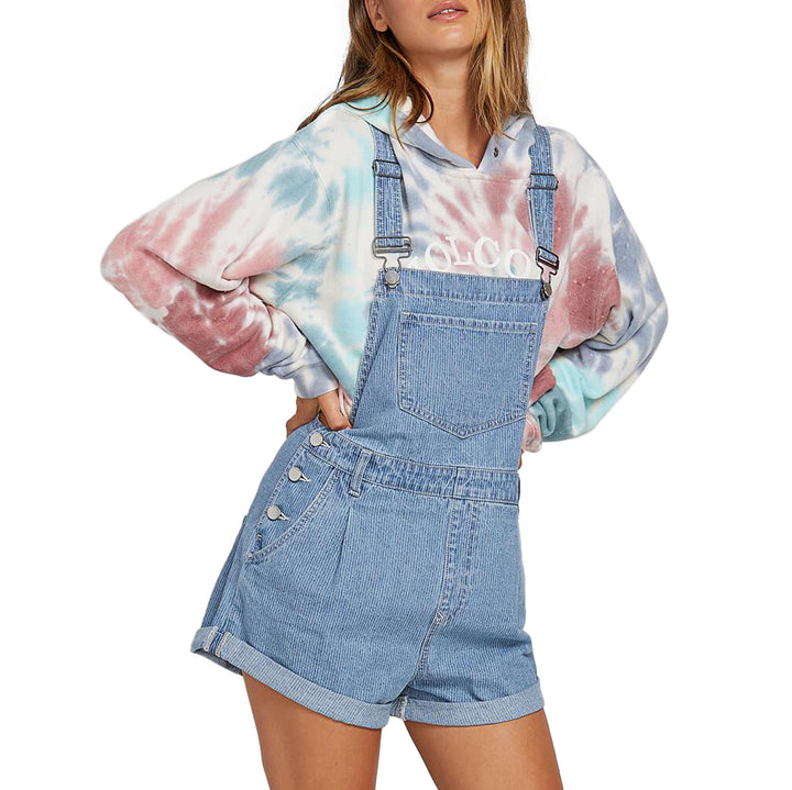 Volcom Not Over It Overalls - Women's Stripe