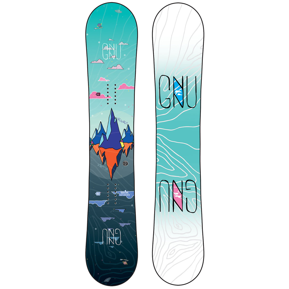 GNU Asym Velvet C2 Snowboard - Women's 2020