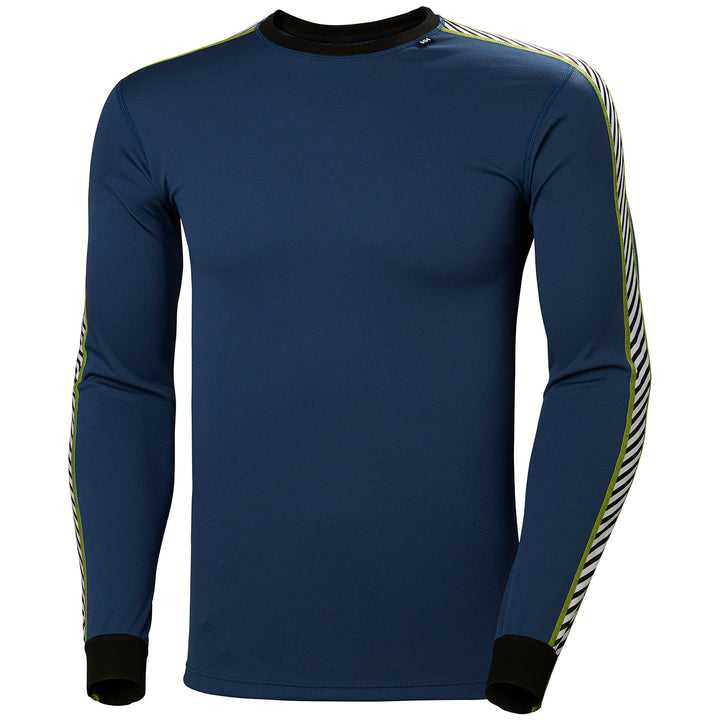 Helly Hansen Lifa Stripe Crew North Sea Blue