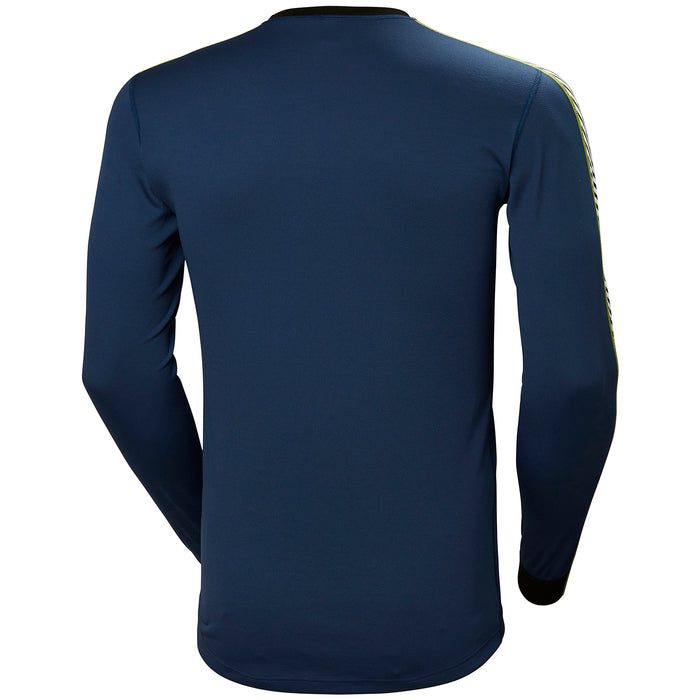 Helly Hansen Lifa Stripe Crew North Sea Blue