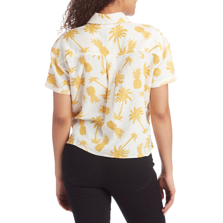 Billabong Hana Koa Shirt - Women's White Cap