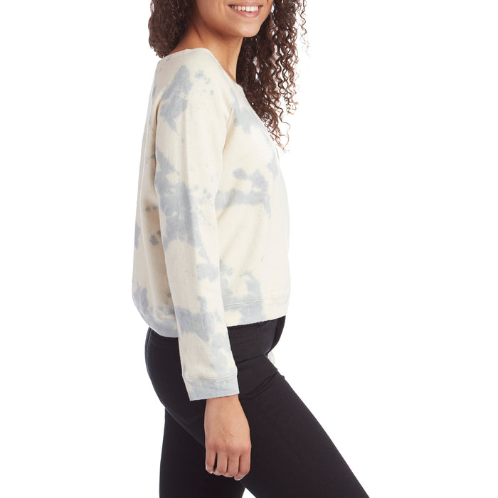 Mollusk Tie Dye Crew Fleece - Women's Indigo Tie Dye
