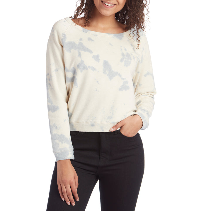 Mollusk Tie Dye Crew Fleece - Women's Indigo Tie Dye