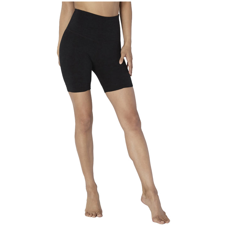 Beyond Yoga Spacedye High-Waisted Biker Shorts - Women's Darkest Night