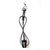 FCS 6' Comp Classic Leash Black