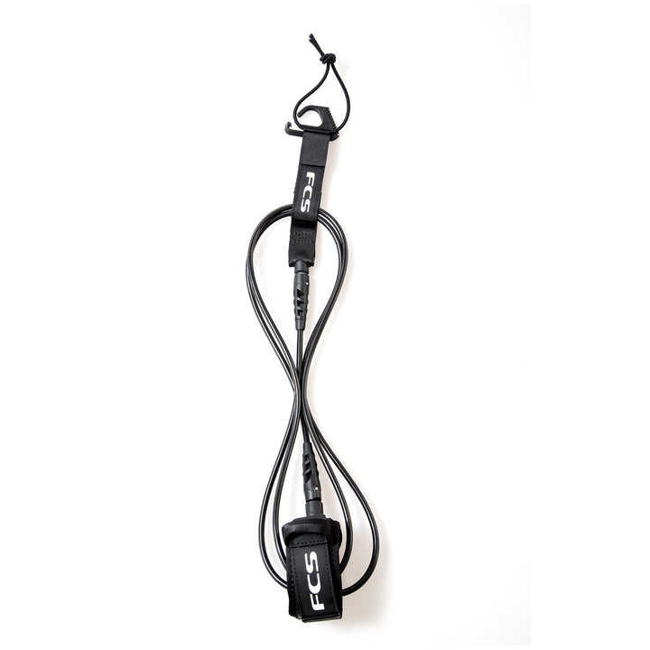 FCS 6' Comp Classic Leash Black