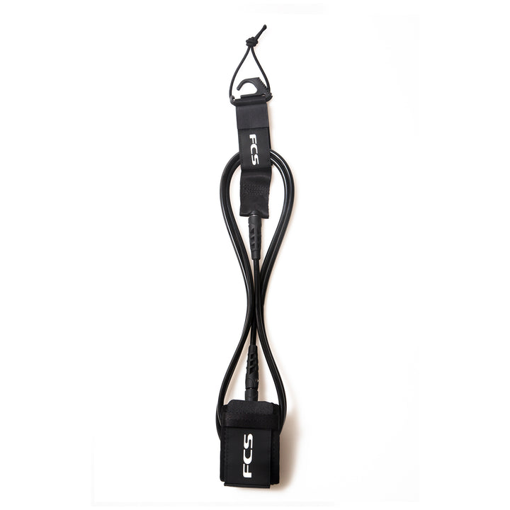 FCS 8' Regular Classic Leash Black