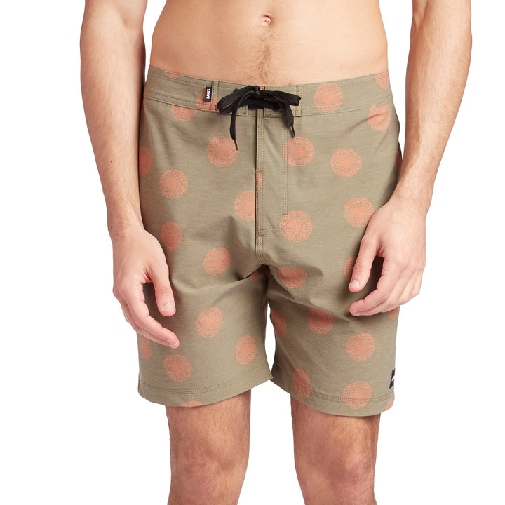 Banks Solar 18" Boardshorts Olive Green