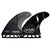 Futures HS1 Large Tri Fin Set Black Marble