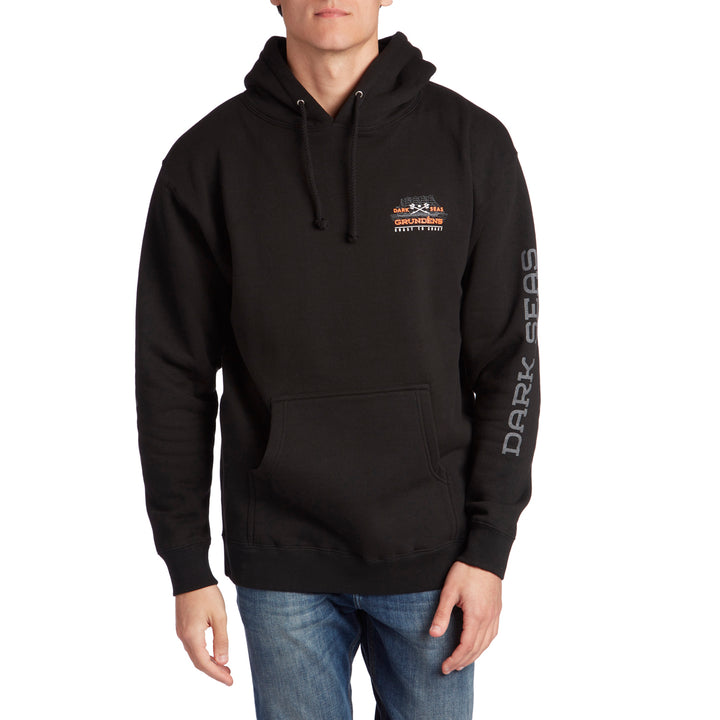 Dark Seas X Grundens Surface Waves Hoodie Black