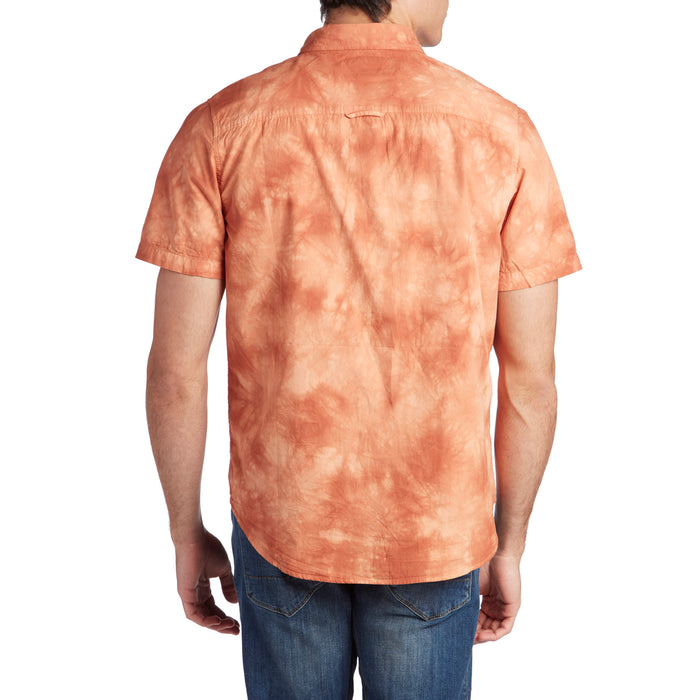 HUF Bowery Short-Sleeve Woven Shirt Canyon Sunset