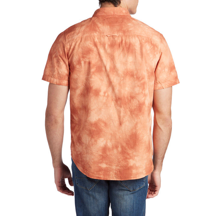 HUF Bowery Short-Sleeve Woven Shirt Canyon Sunset