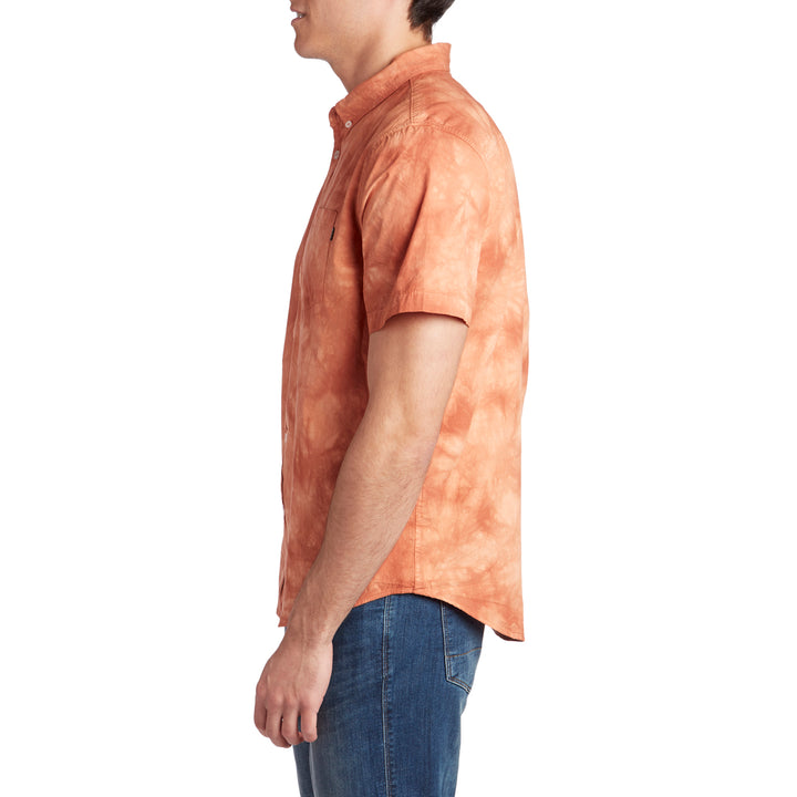 HUF Bowery Short-Sleeve Woven Shirt Canyon Sunset