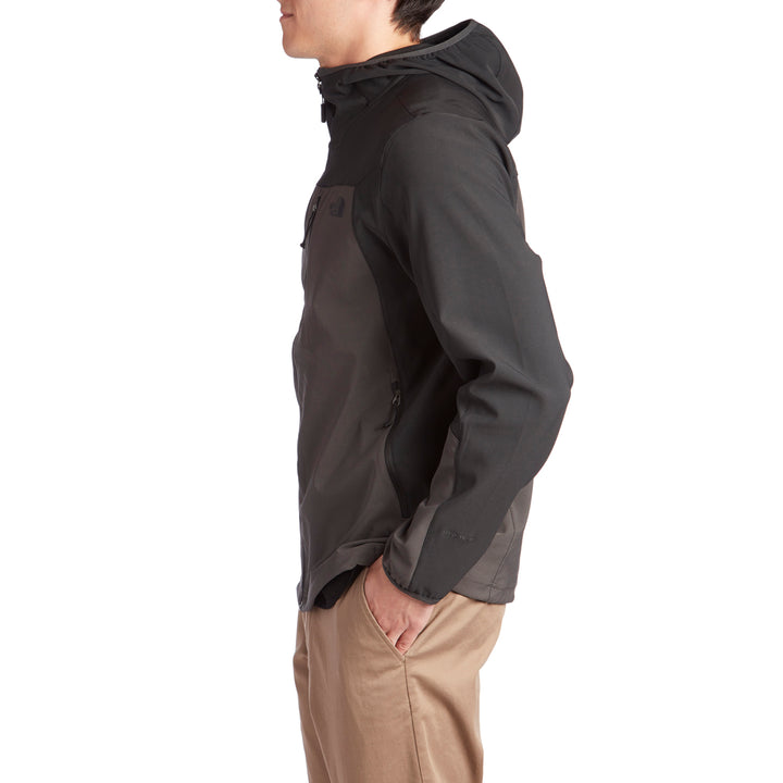 The North Face Apex Nimble Hooded Windbreaker Asphalt Grey/TNF Black