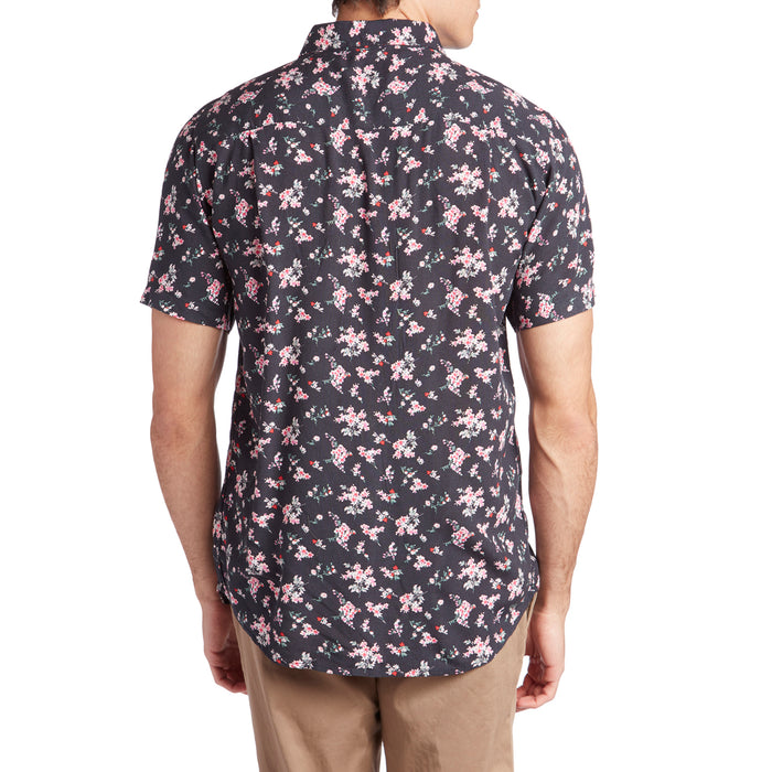 Imperial Motion Vacay Short-Sleeve Shirt Navy