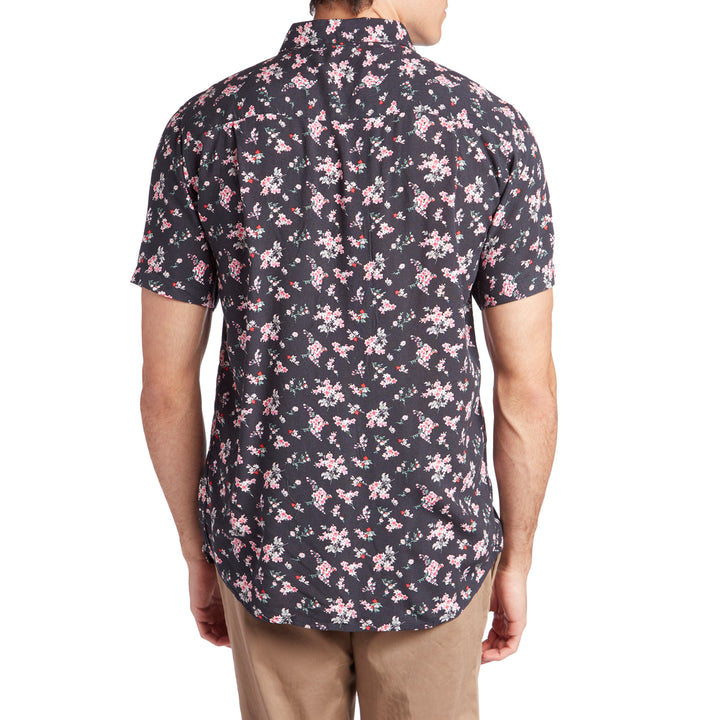 Imperial Motion Vacay Short-Sleeve Shirt Navy