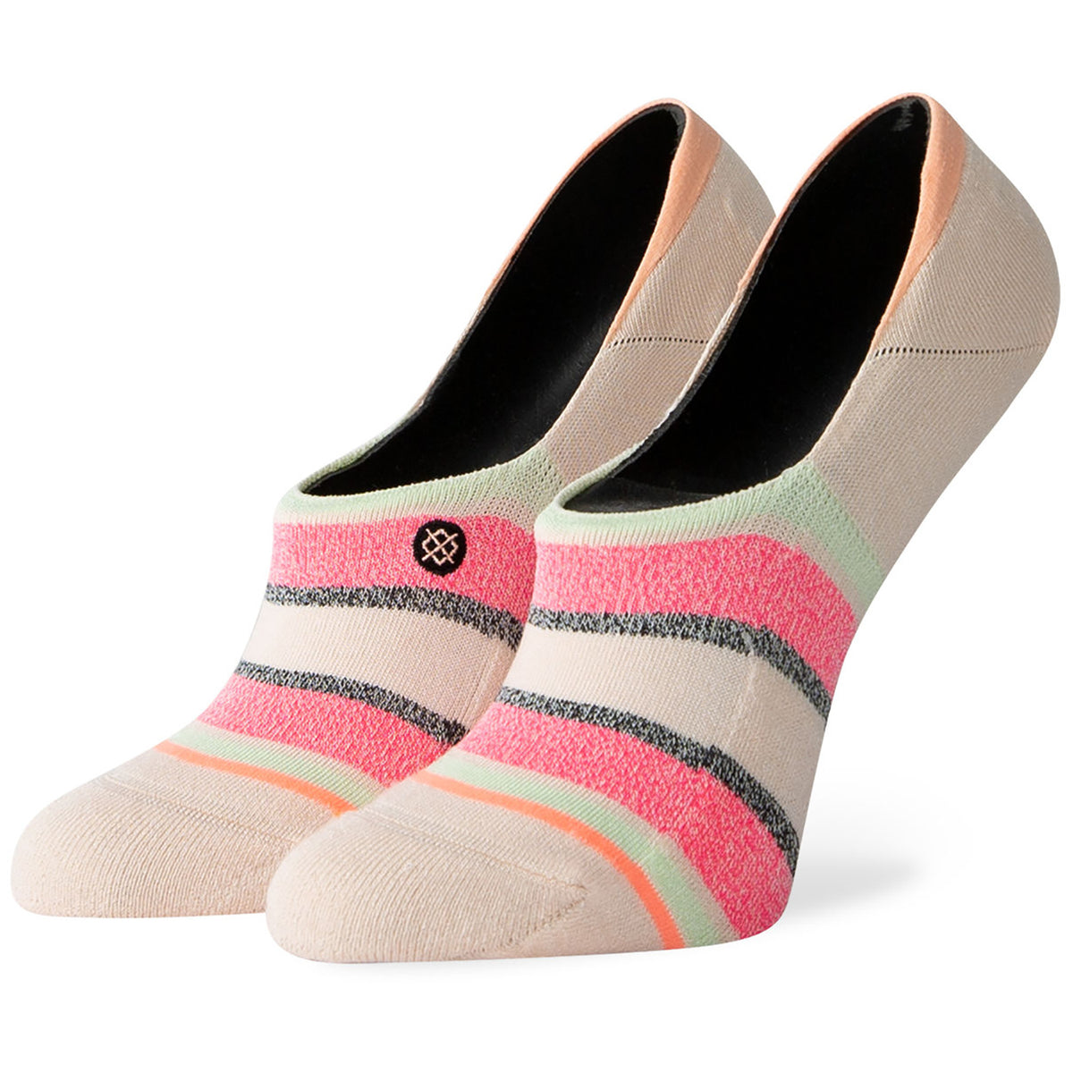 Stance Watermelon Stripe Invisible Socks - Women's Pink