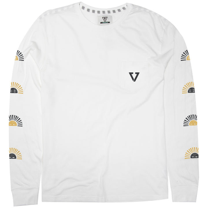 Vissla Sun Daze Long-Sleeve T-Shirt Vintage White