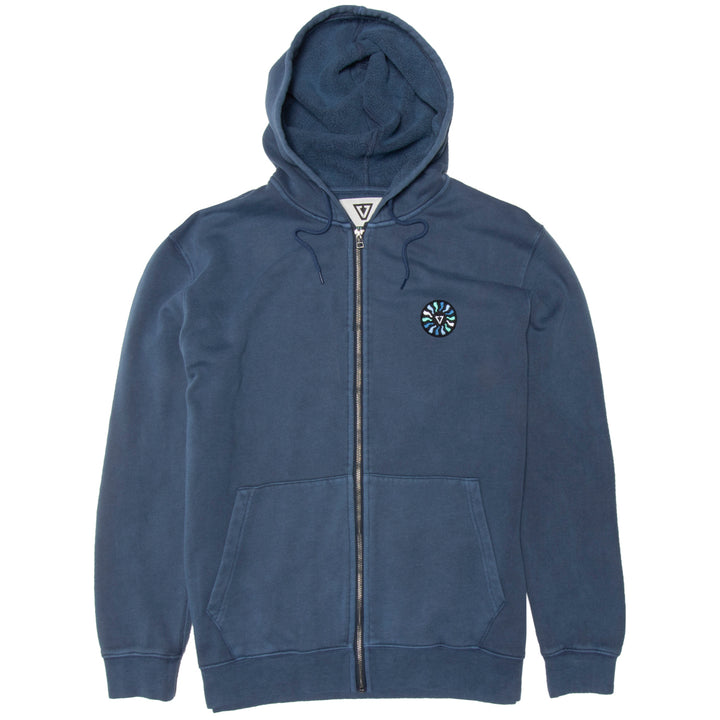 Vissla Solid Sets Zip-Up Sweatshirt Dark Denim