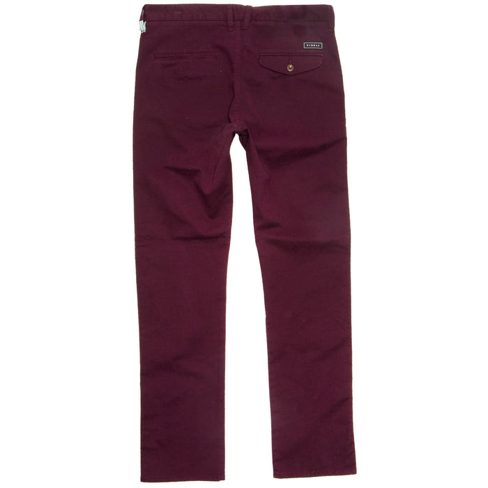 Vissla High Tider Chino Pants Burgundy