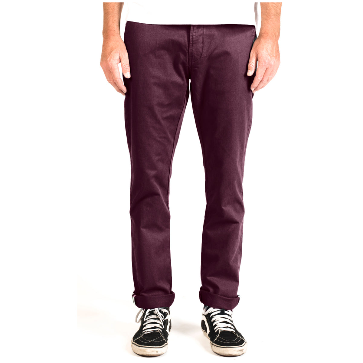 Vissla High Tider Chino Pants Burgundy
