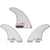 FCS II Harley LB X-Large Tri Fin Set Cool Grey