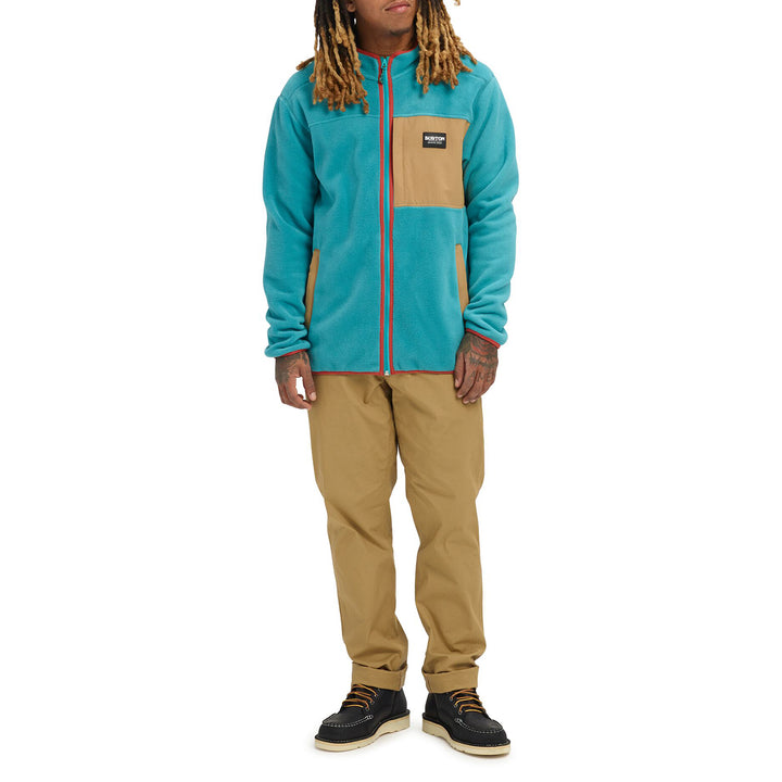 Burton Hearth Full-Zip Fleece Green-Blue Slate / Kelp