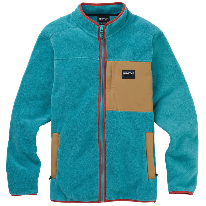 Burton Hearth Full-Zip Fleece Green-Blue Slate / Kelp