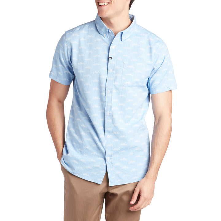 Imperial Motion Triumph Short-Sleeve Shirt Light Blue