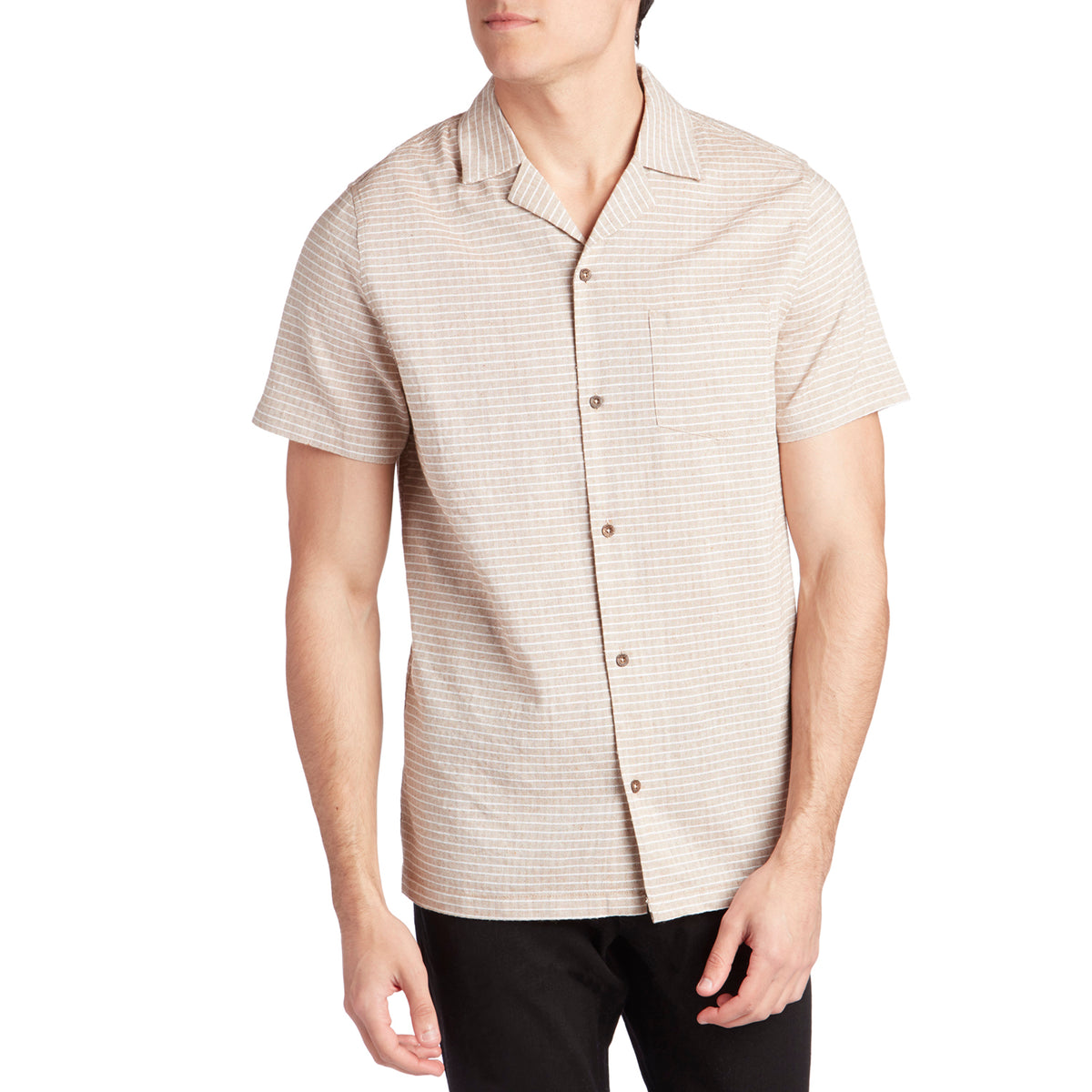 Banks Shambles Short-Sleeve Shirt Camel