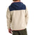 Burton Hearth Full-Zip Hooded Fleece Plaza Taupe / Dress Blue