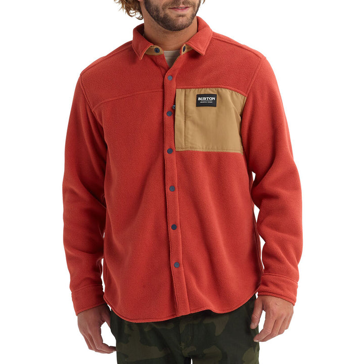 Burton Hearth Snap-Up Fleece Tandori / Kelp