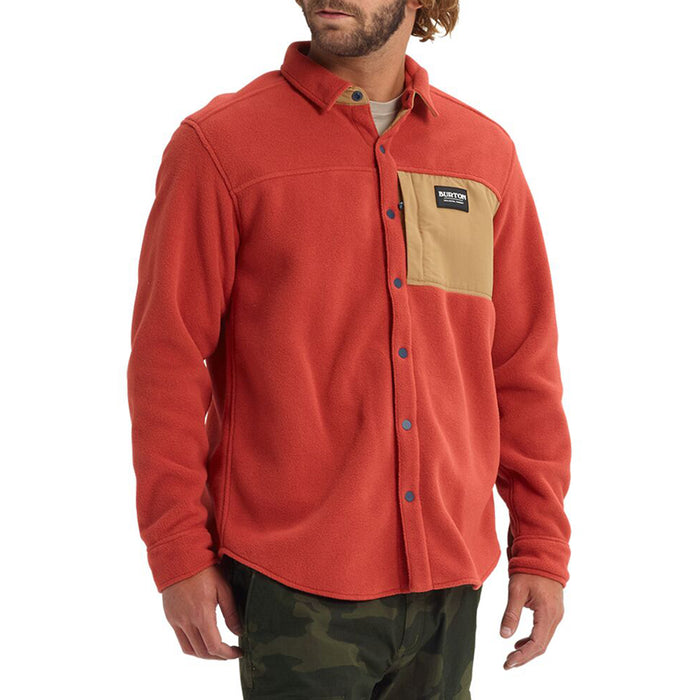 Burton Hearth Snap-Up Fleece Tandori / Kelp