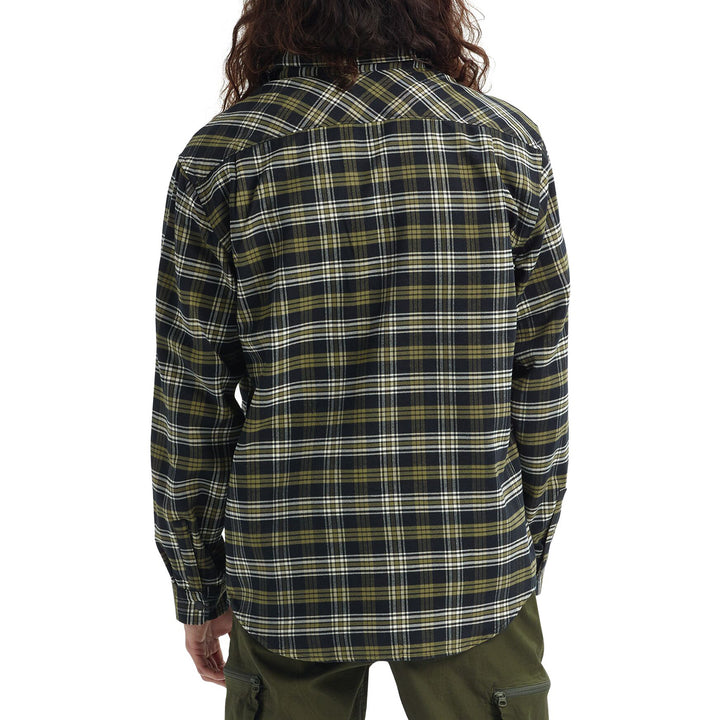 Burton Brighton Tech Flannel Martini Olive Plaid