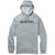Burton Oak Pullover Hoodie Horizontal Logo Gray Heather