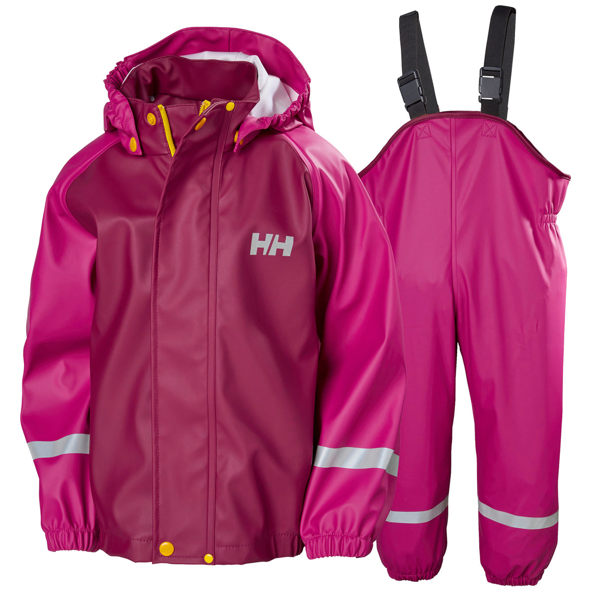 Helly Hansen Bergen PU Rainset - Little Kids' Festival Fuchsia