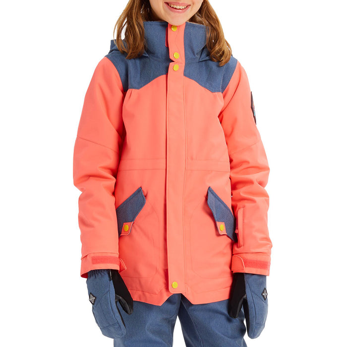 Burton Shortleaf Parka - Girls' Georgia Peach