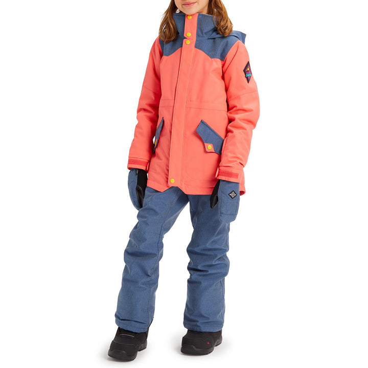 Burton Shortleaf Parka - Girls' Georgia Peach