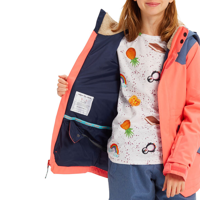 Burton Shortleaf Parka - Girls' Georgia Peach
