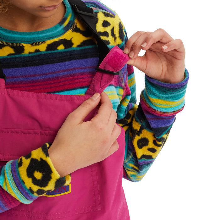 Burton Skylar Bibs - Kids' Fuchsia