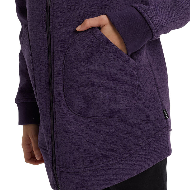 Burton Minxy Full-Zip Jacket - Girls' Purple Velvet Heather