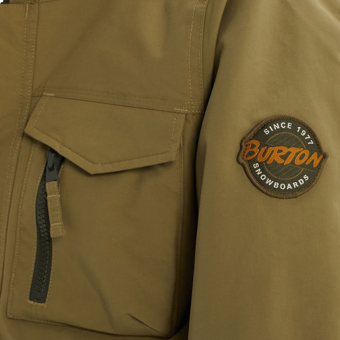 Burton Covert Jacket - Big Boys' Martini Olive/Gratz Stripe